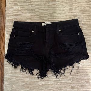 Black pistola denim shorts!!
